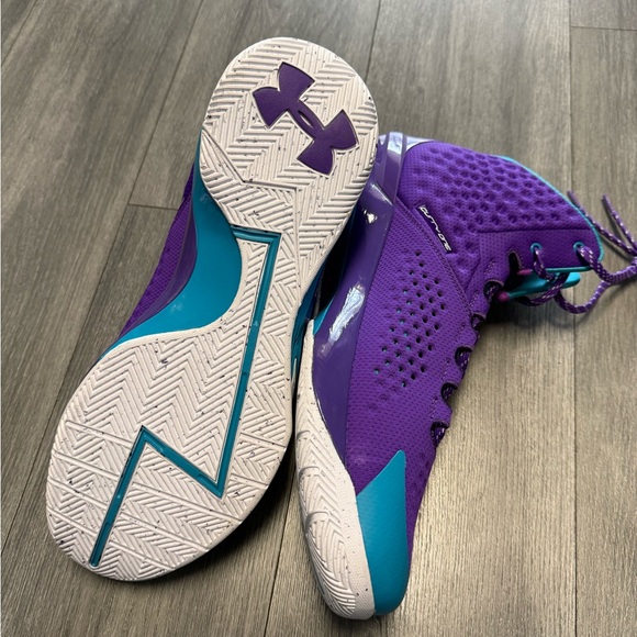 Under Armour Curry 1 Retro 'Father To Son' 2022 3026075-500 Men's Size 16 Rare - Picture 6 of 7